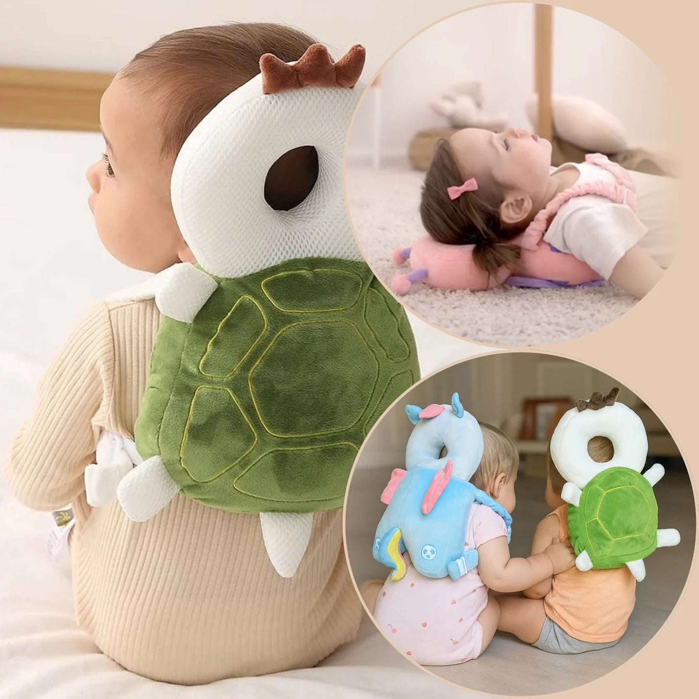 Vivoya Güven Yastığı™ – Bebekler İçin Hafif ve Ayarlanabilir Düşme Koruması